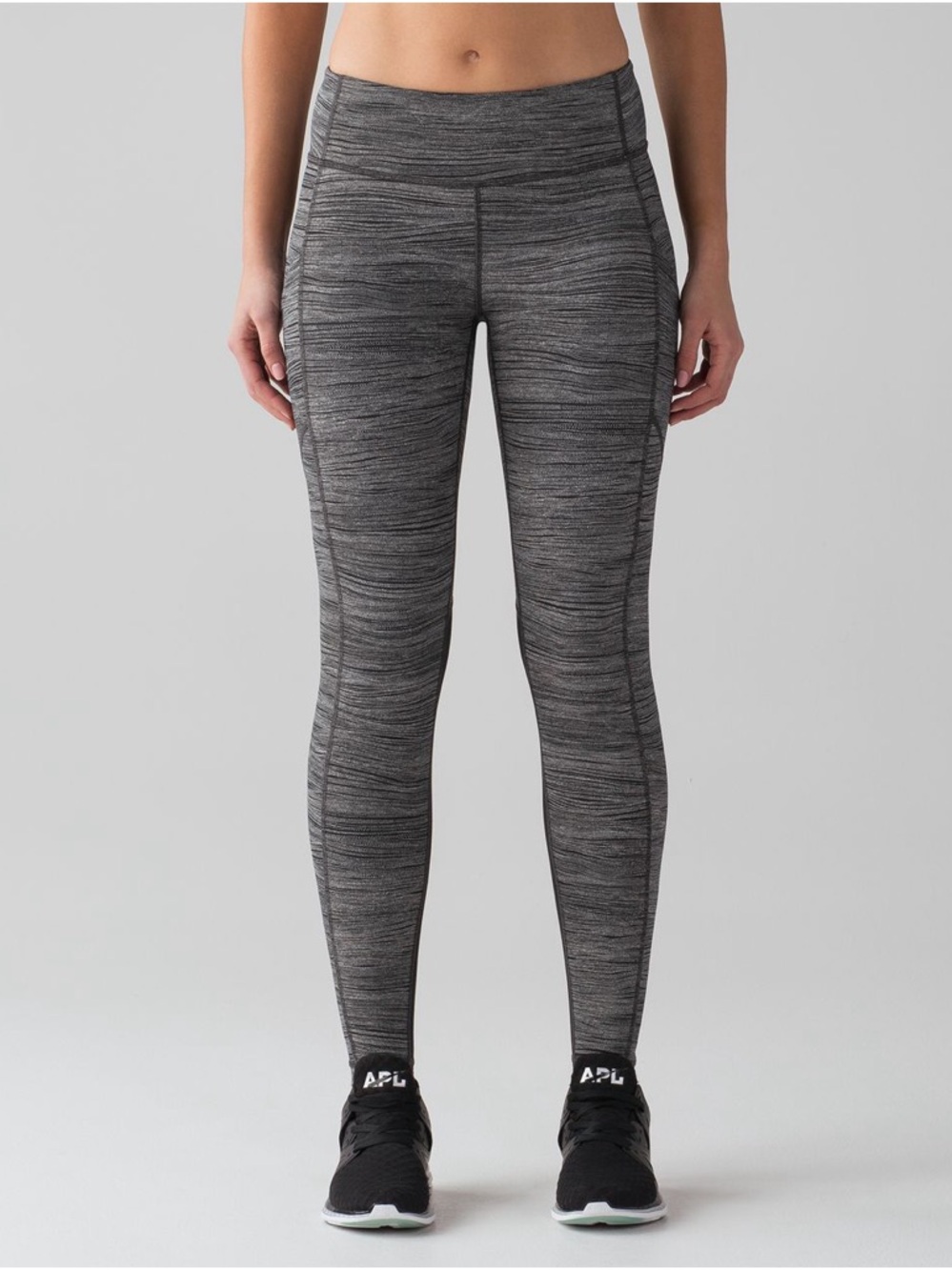 lululemon athletica Heathered Charcoal High-Rise Leggings